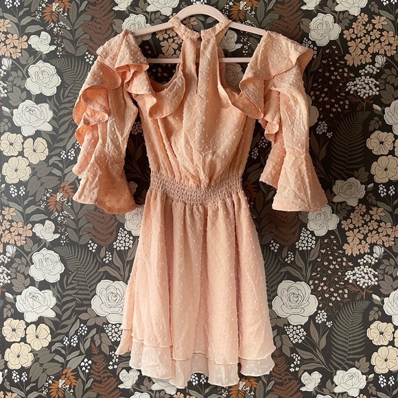 NWOT House of Harlow X REVOLVE Harmony Dress in blush size XXS - Picture 5 of 8